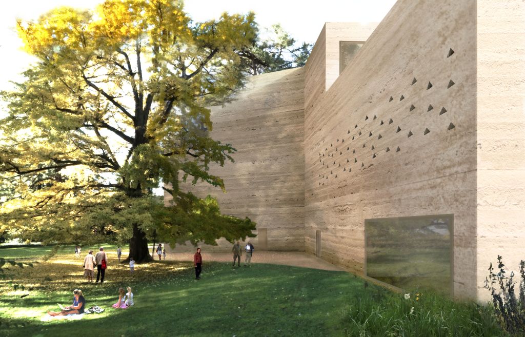 New project for an extension to Fondation Beyeler in the historic park area