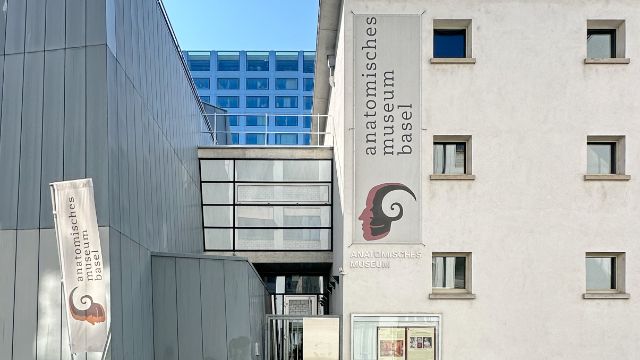 Vue extérieure du Musée d'anatomie de l'Université de Bâle 